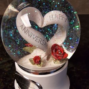 Musical Happy Anniversary Globe